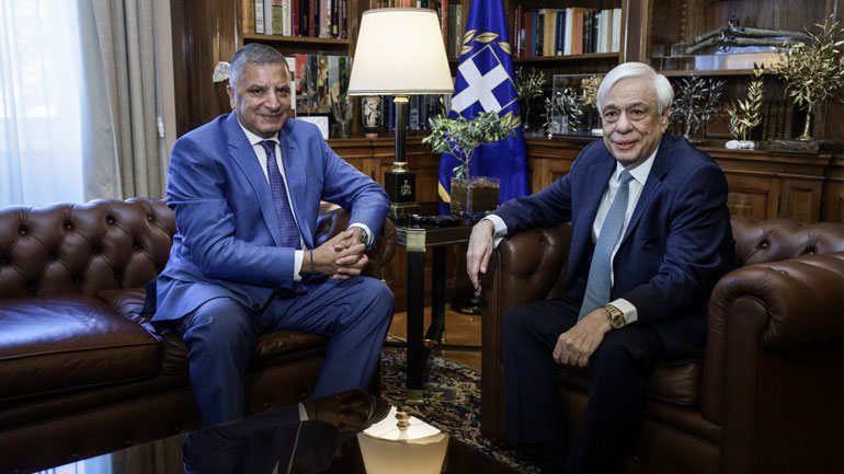 Συνάντηση Πρ. Παυλόπουλου – Γ. Πατούλη στο Προεδρικό Mέγαρο